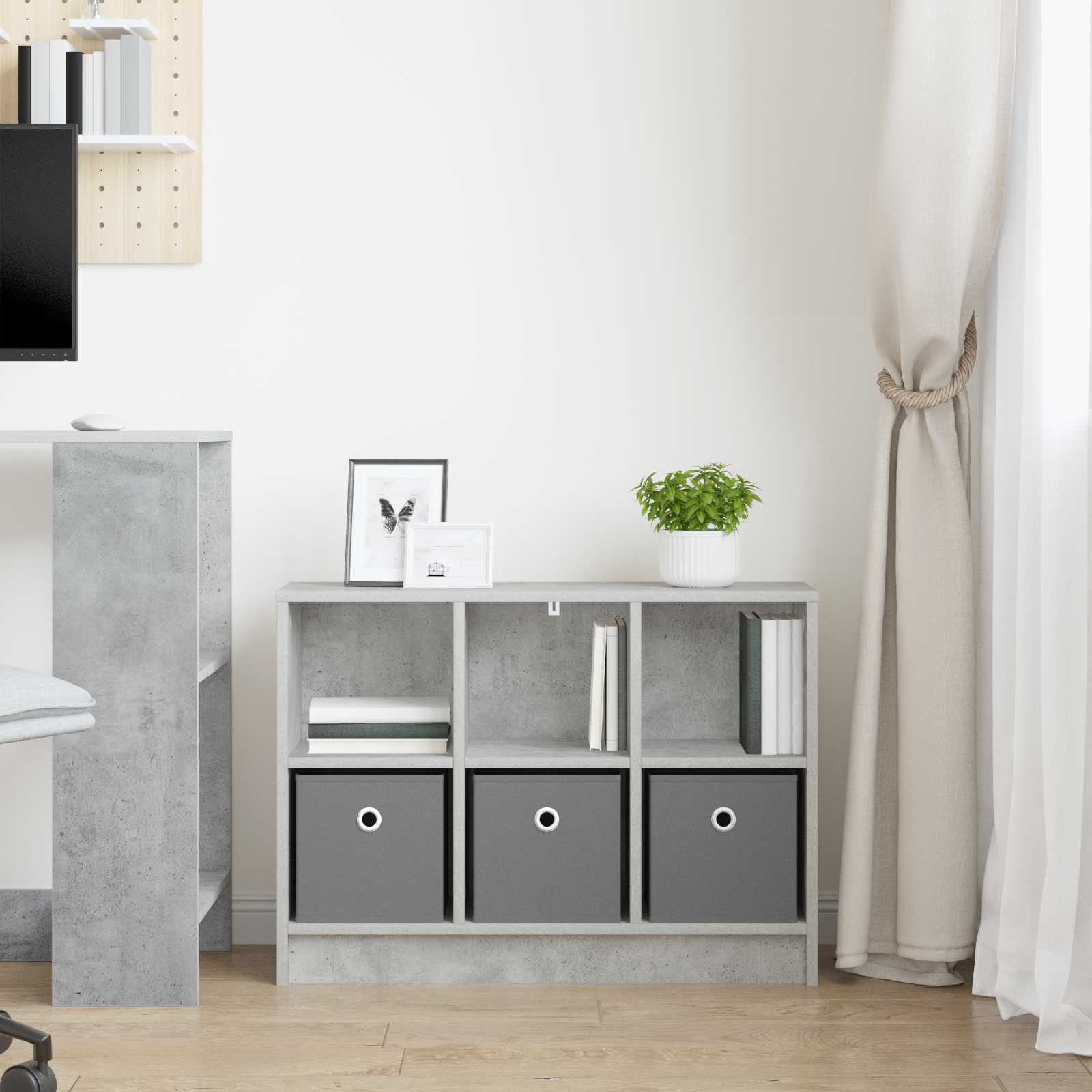 Dressoir met lade Beton Grijs 73,5 x 22,5 x 53,5 cm is nu te koop bij PeponiXL, paradijselijk wonen!