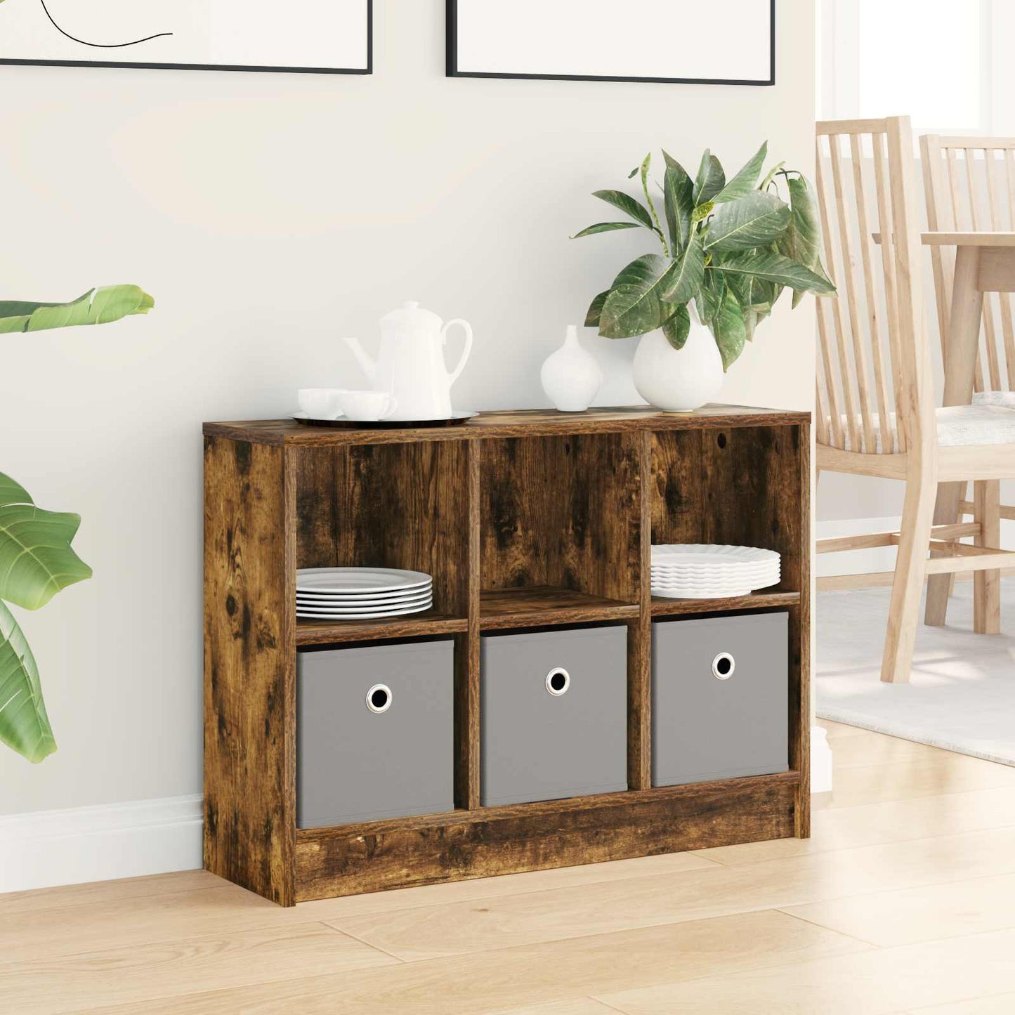 Dressoir met lade Gerookt eiken 73,5 x 22,5 x 53,5 cm is nu te koop bij PeponiXL, paradijselijk wonen!