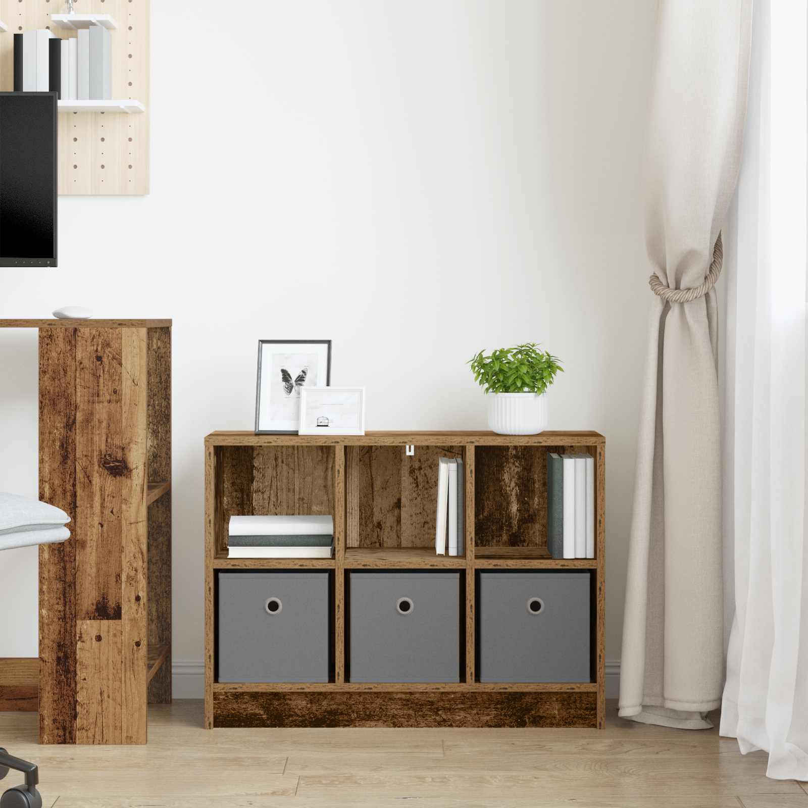 Dressoir met lade Oudhout 73,5 x 22,5 x 53,5 cm is nu te koop bij PeponiXL, paradijselijk wonen!