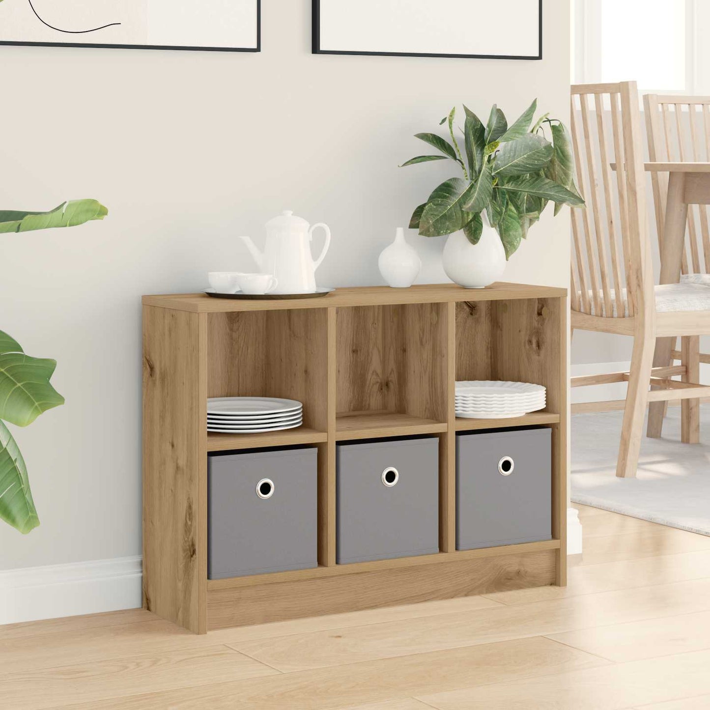 Dressoir met lade Artisan Eiken 73,5 x 22,5 x 53,5 cm is nu te koop bij PeponiXL, paradijselijk wonen!