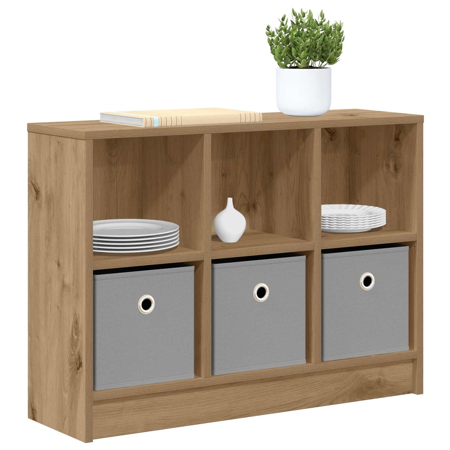 Dressoir met lade Artisan Eiken 73,5 x 22,5 x 53,5 cm is nu te koop bij PeponiXL, paradijselijk wonen!