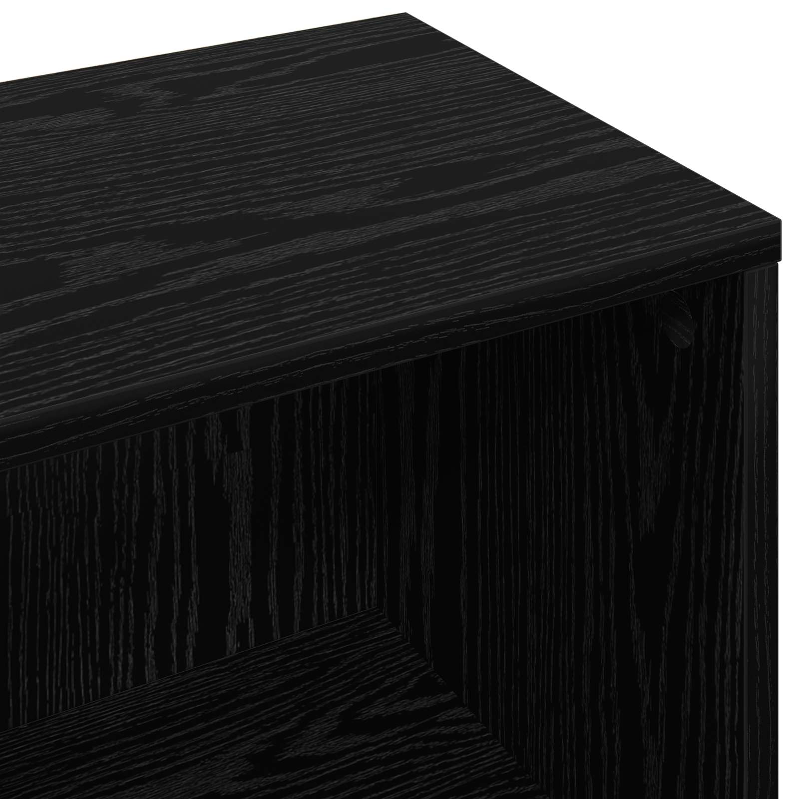 Dressoir met lade Zwart Eiken 88,5 x 27,5 x 63,5 cm is nu te koop bij PeponiXL, paradijselijk wonen!