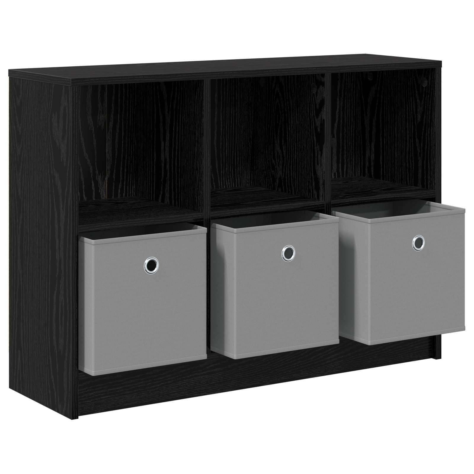 Dressoir met lade Zwart Eiken 88,5 x 27,5 x 63,5 cm is nu te koop bij PeponiXL, paradijselijk wonen!