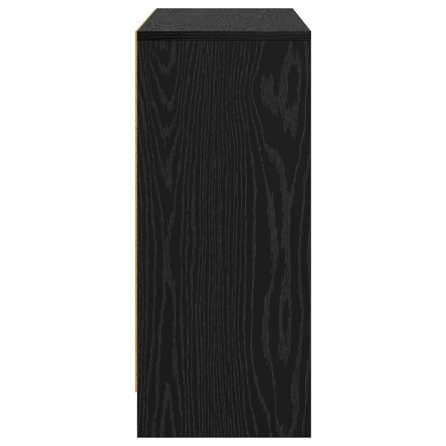 Dressoir met lade Zwart Eiken 88,5 x 27,5 x 63,5 cm is nu te koop bij PeponiXL, paradijselijk wonen!