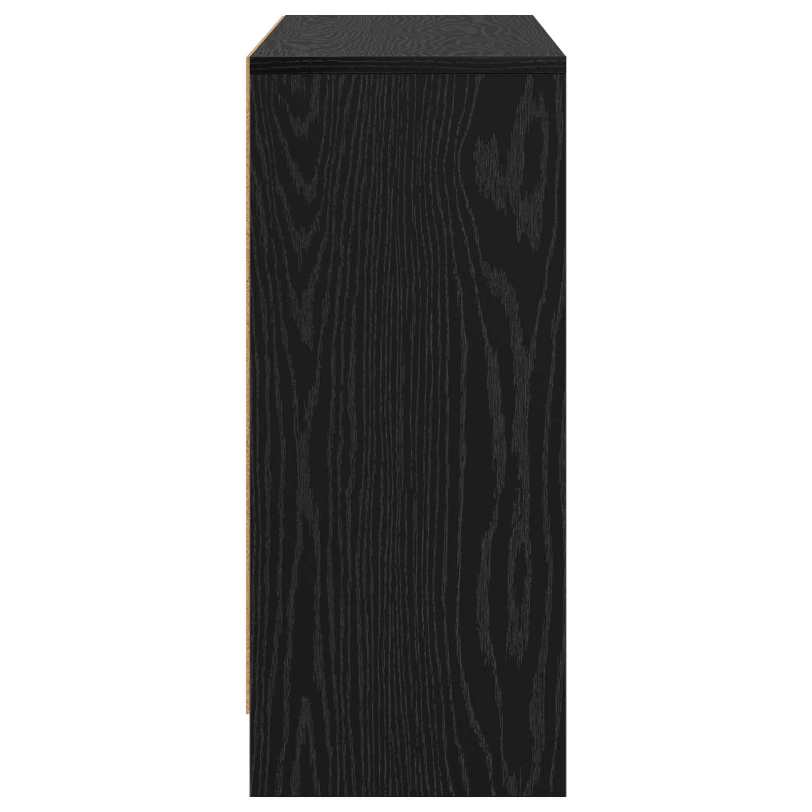 Dressoir met lade Zwart Eiken 88,5 x 27,5 x 63,5 cm is nu te koop bij PeponiXL, paradijselijk wonen!