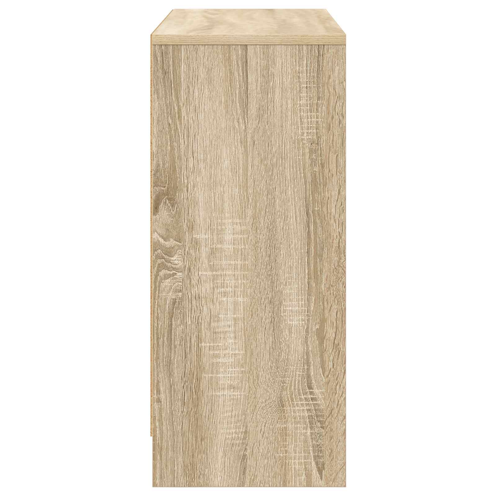 Dressoir met lade Sonoma Eiken 88,5 x 27,5 x 63,5 cm is nu te koop bij PeponiXL, paradijselijk wonen!