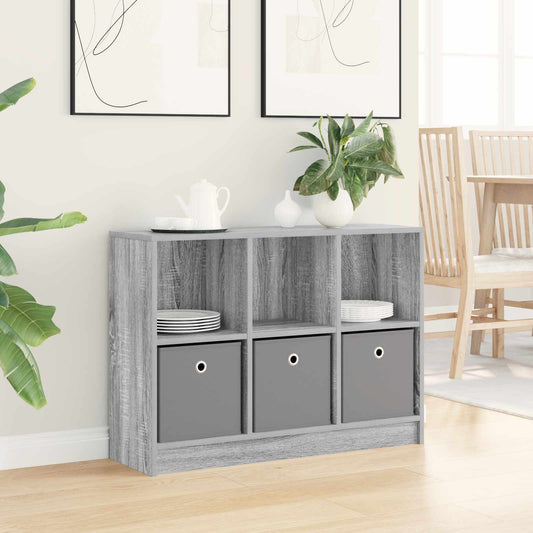 Dressoir met lade Grijs Sonoma 88,5 x 27,5 x 63,5 cm is nu te koop bij PeponiXL, paradijselijk wonen!