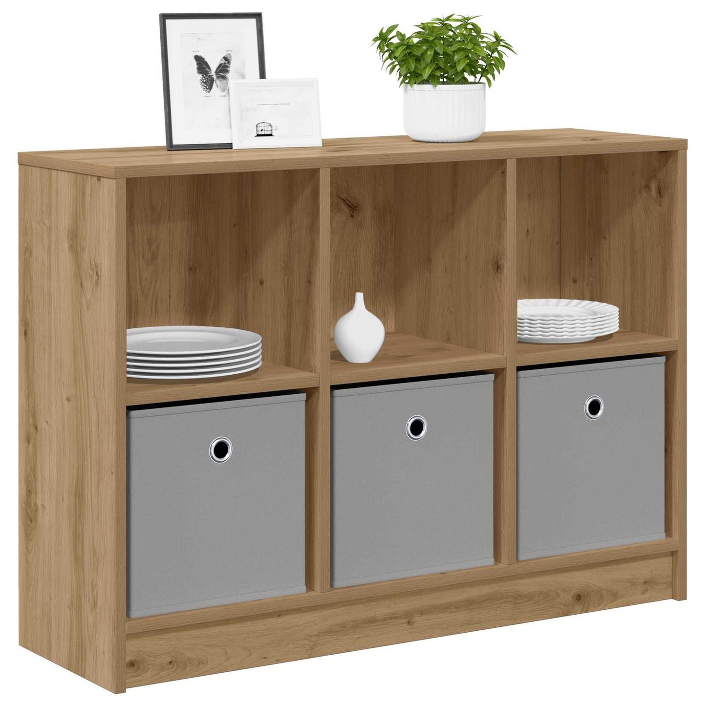 Dressoir met lade Artisan Eiken 88,5 x 27,5 x 63,5 cm is nu te koop bij PeponiXL, paradijselijk wonen!