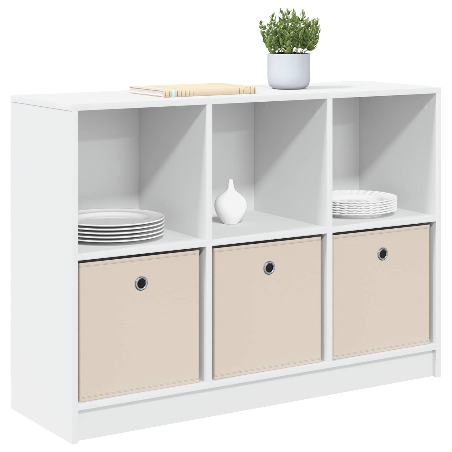 Dressoir met lade Wit 102 x 32 x 73,5 cm is nu te koop bij PeponiXL, paradijselijk wonen!