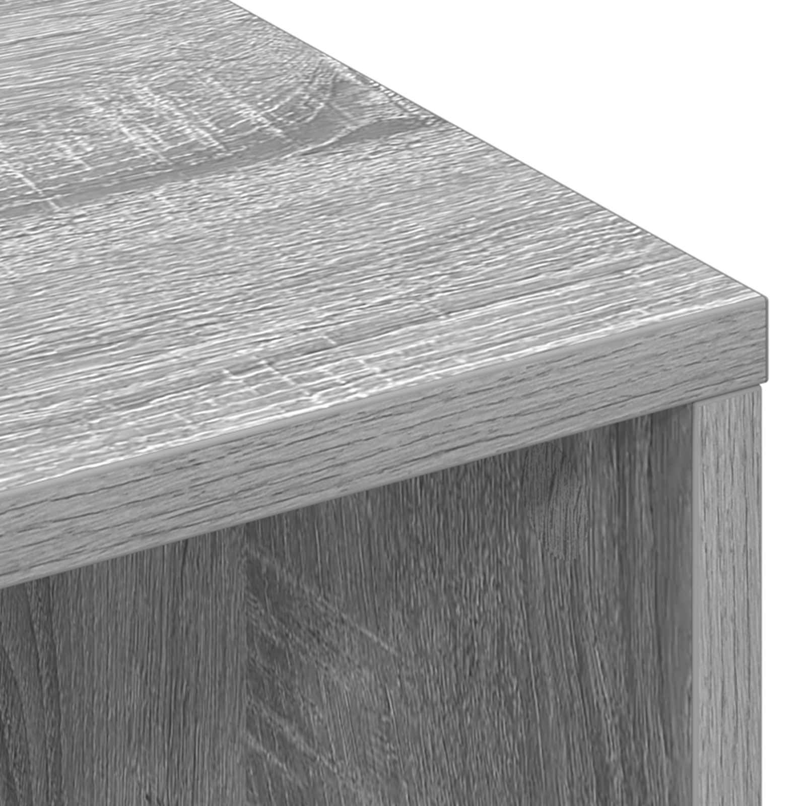 Dressoir met lade Grijs Sonoma 102 x 32 x 73,5 cm is nu te koop bij PeponiXL, paradijselijk wonen!