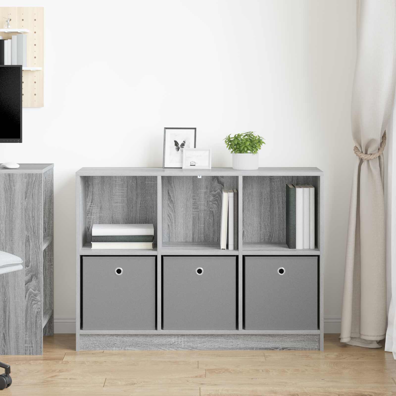 Dressoir met lade Grijs Sonoma 102 x 32 x 73,5 cm is nu te koop bij PeponiXL, paradijselijk wonen!
