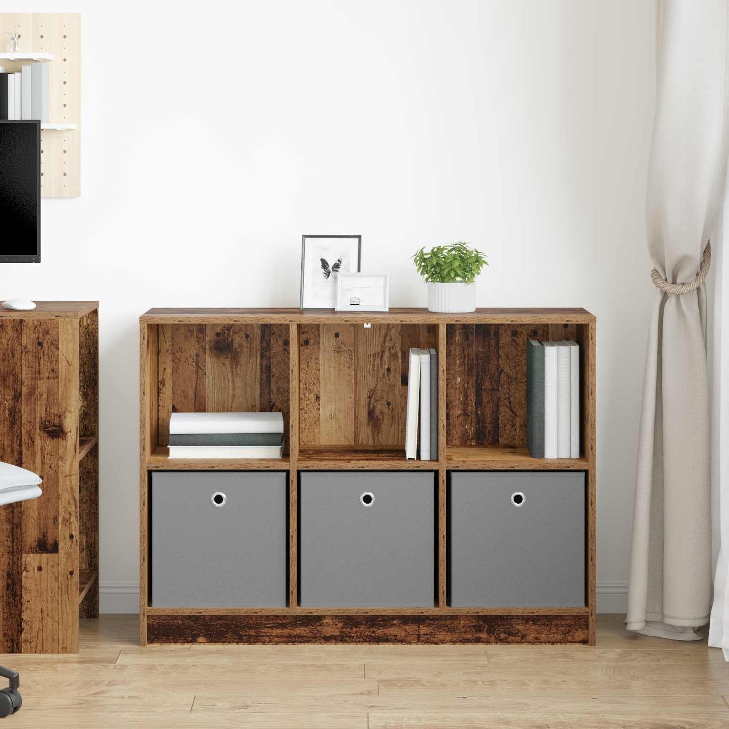 Dressoir met lade Oudhout 102 x 32 x 73,5 cm is nu te koop bij PeponiXL, paradijselijk wonen!