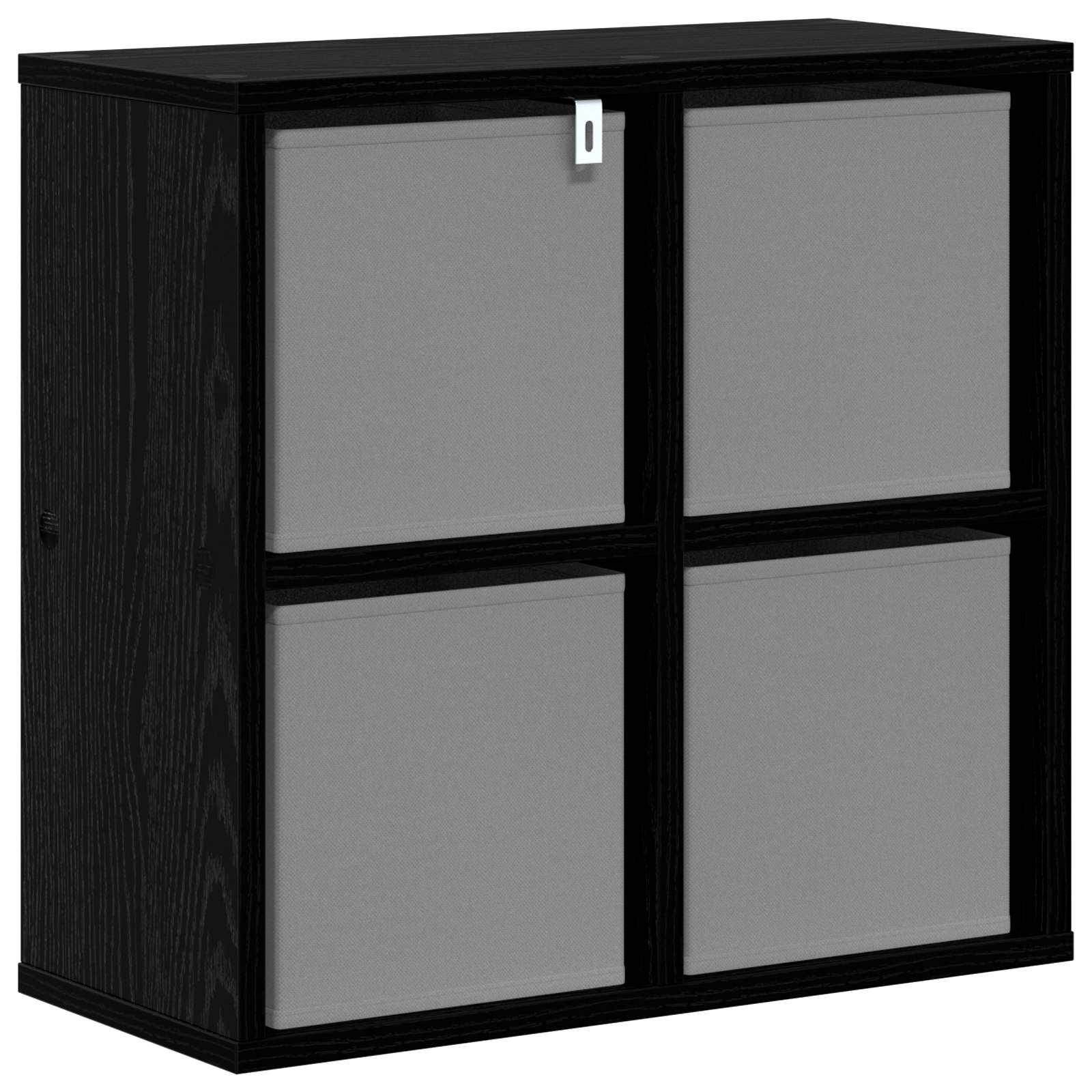 Dressoir met lade Zwart Eiken 49,5 x 22 x 47 cm is nu te koop bij PeponiXL, paradijselijk wonen!