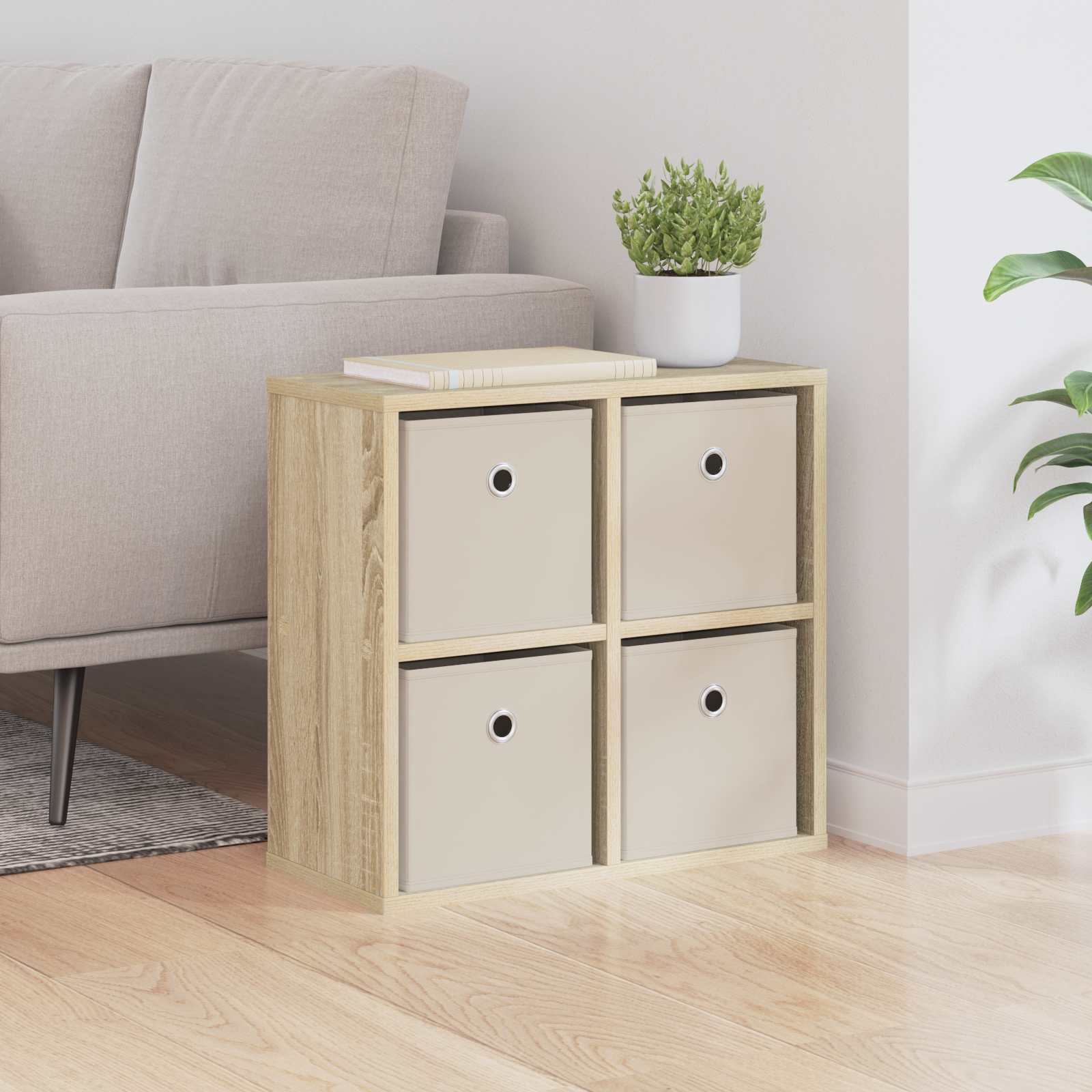 Dressoir met lade Sonoma Eiken 49,5 x 22 x 47 cm is nu te koop bij PeponiXL, paradijselijk wonen!