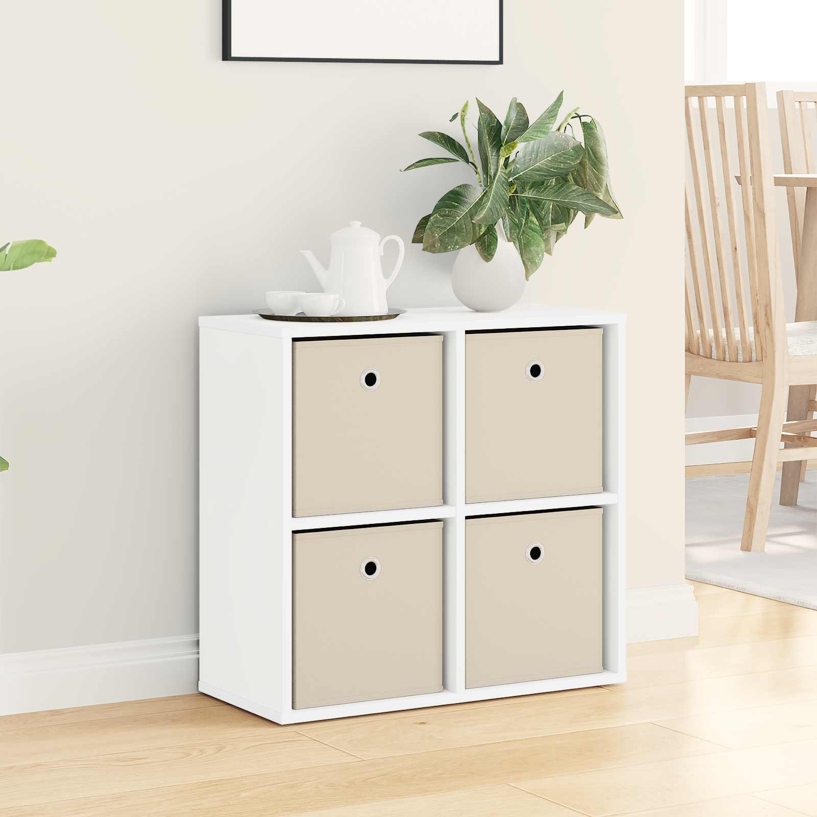 Dressoir met lade Wit 59,5 x 27 x 57 cm is nu te koop bij PeponiXL, paradijselijk wonen!