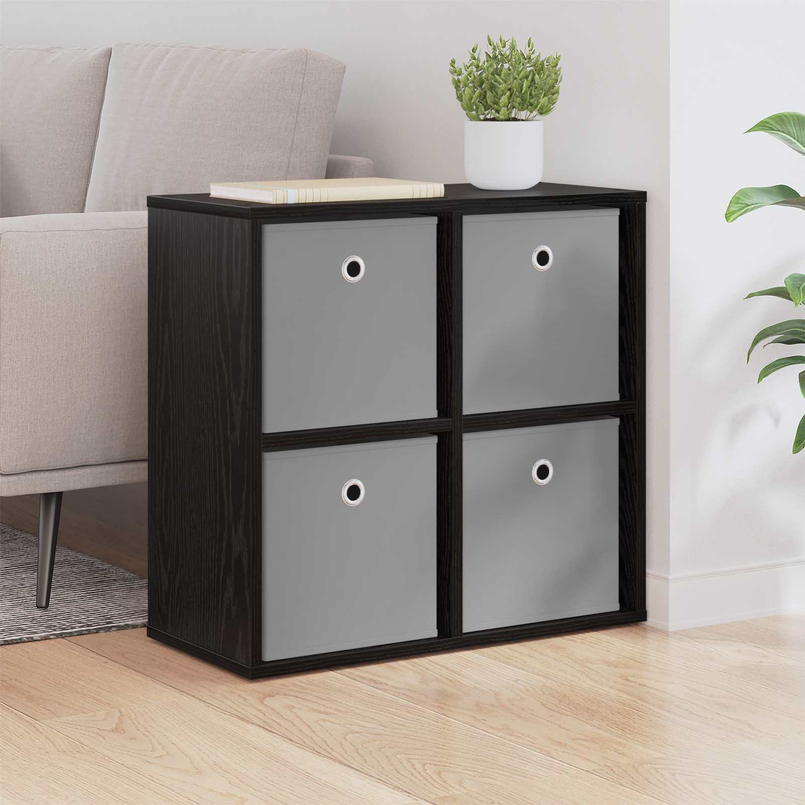 Dressoir met lade Zwart Eiken 59,5 x 27 x 57 cm is nu te koop bij PeponiXL, paradijselijk wonen!