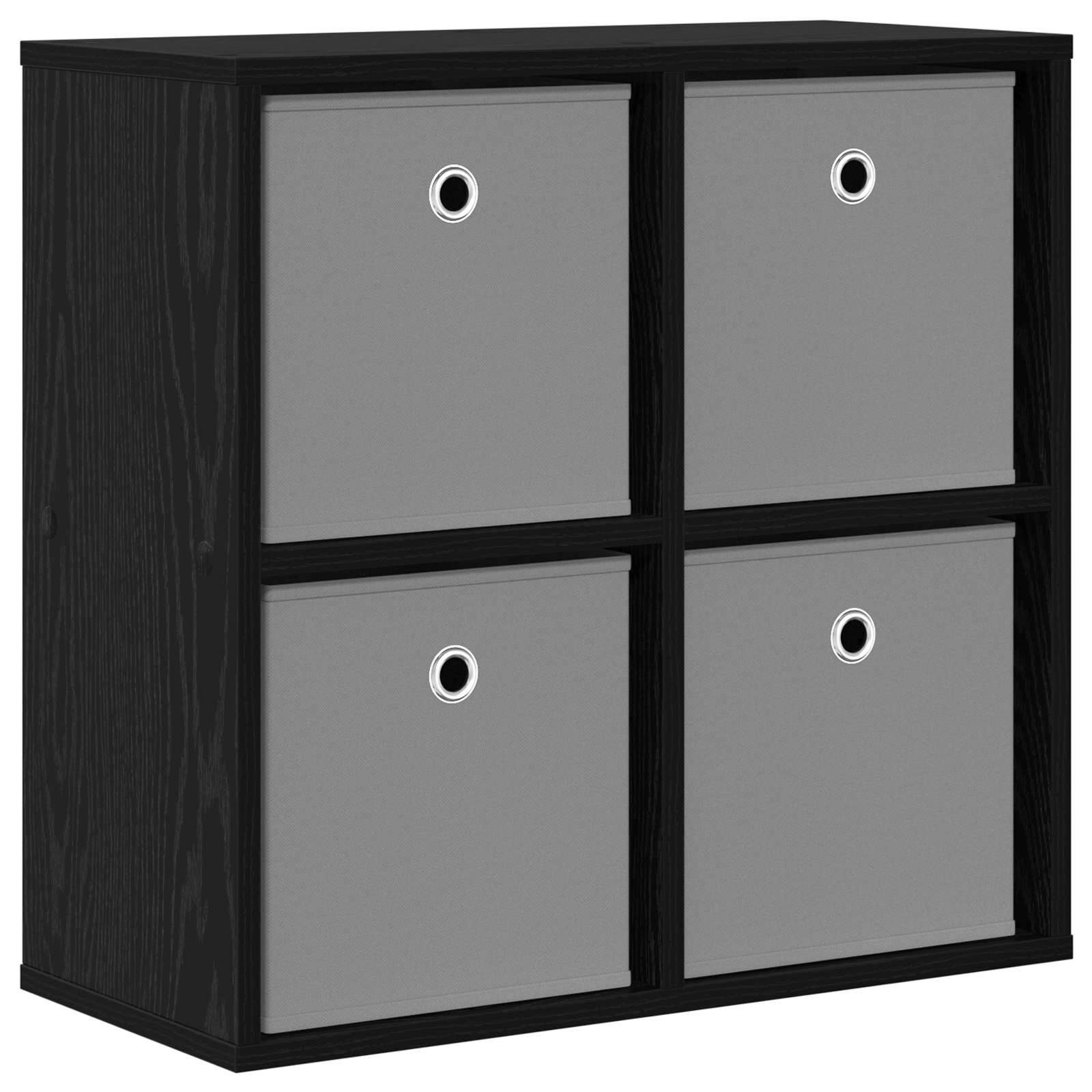 Dressoir met lade Zwart Eiken 59,5 x 27 x 57 cm is nu te koop bij PeponiXL, paradijselijk wonen!