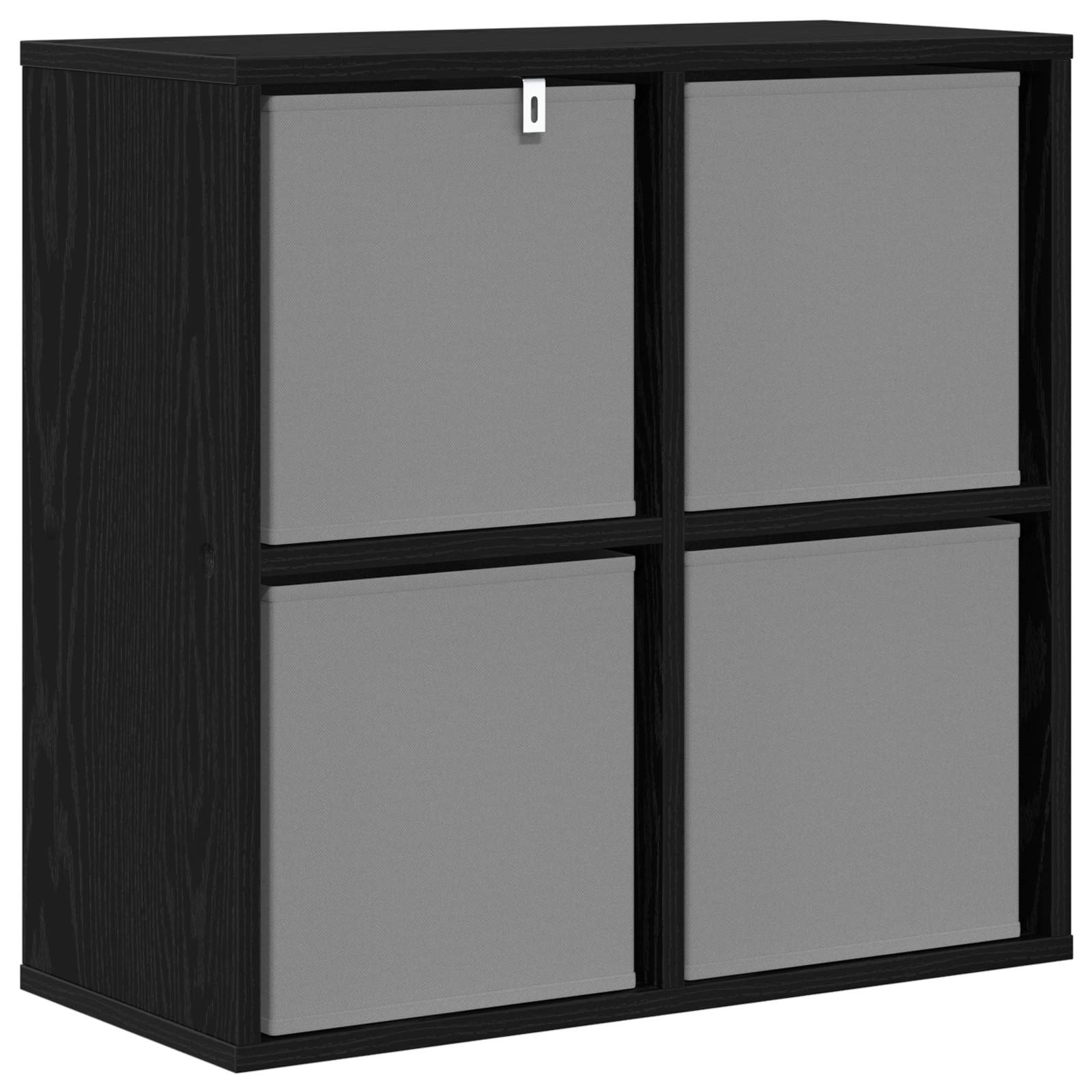 Dressoir met lade Zwart Eiken 59,5 x 27 x 57 cm is nu te koop bij PeponiXL, paradijselijk wonen!