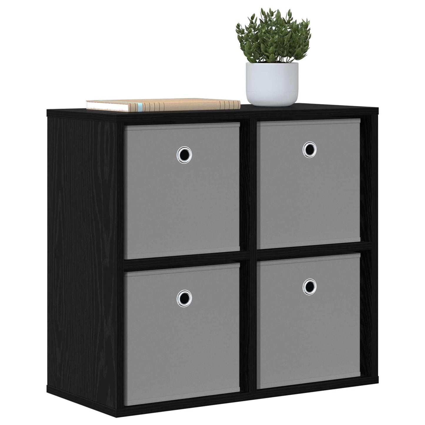 Dressoir met lade Zwart Eiken 59,5 x 27 x 57 cm is nu te koop bij PeponiXL, paradijselijk wonen!