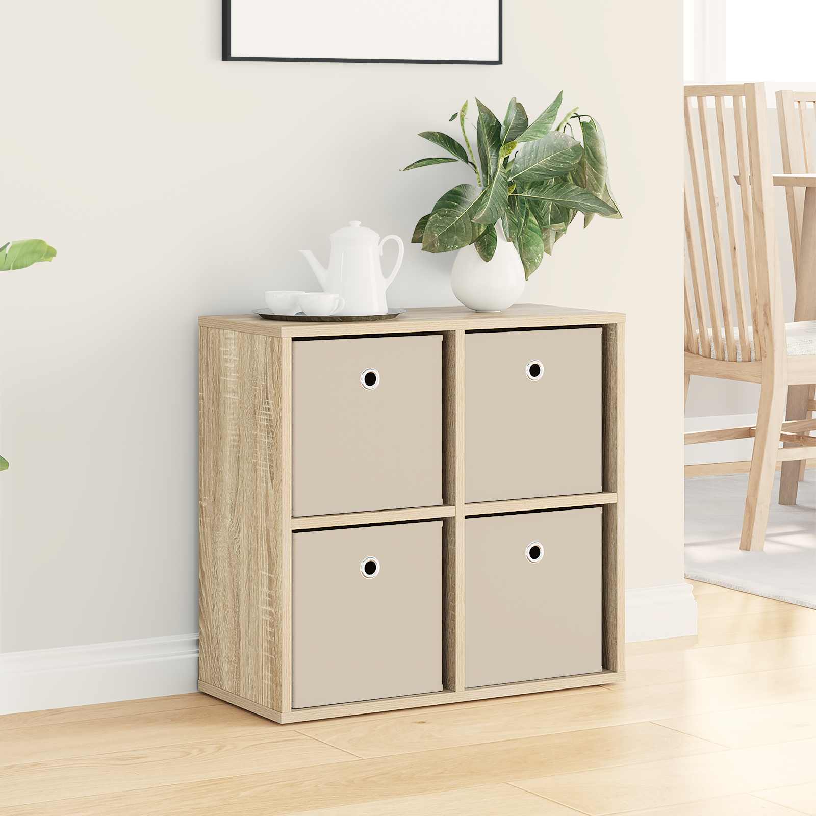 Dressoir met lade Sonoma Eiken 59,5 x 27 x 57 cm is nu te koop bij PeponiXL, paradijselijk wonen!
