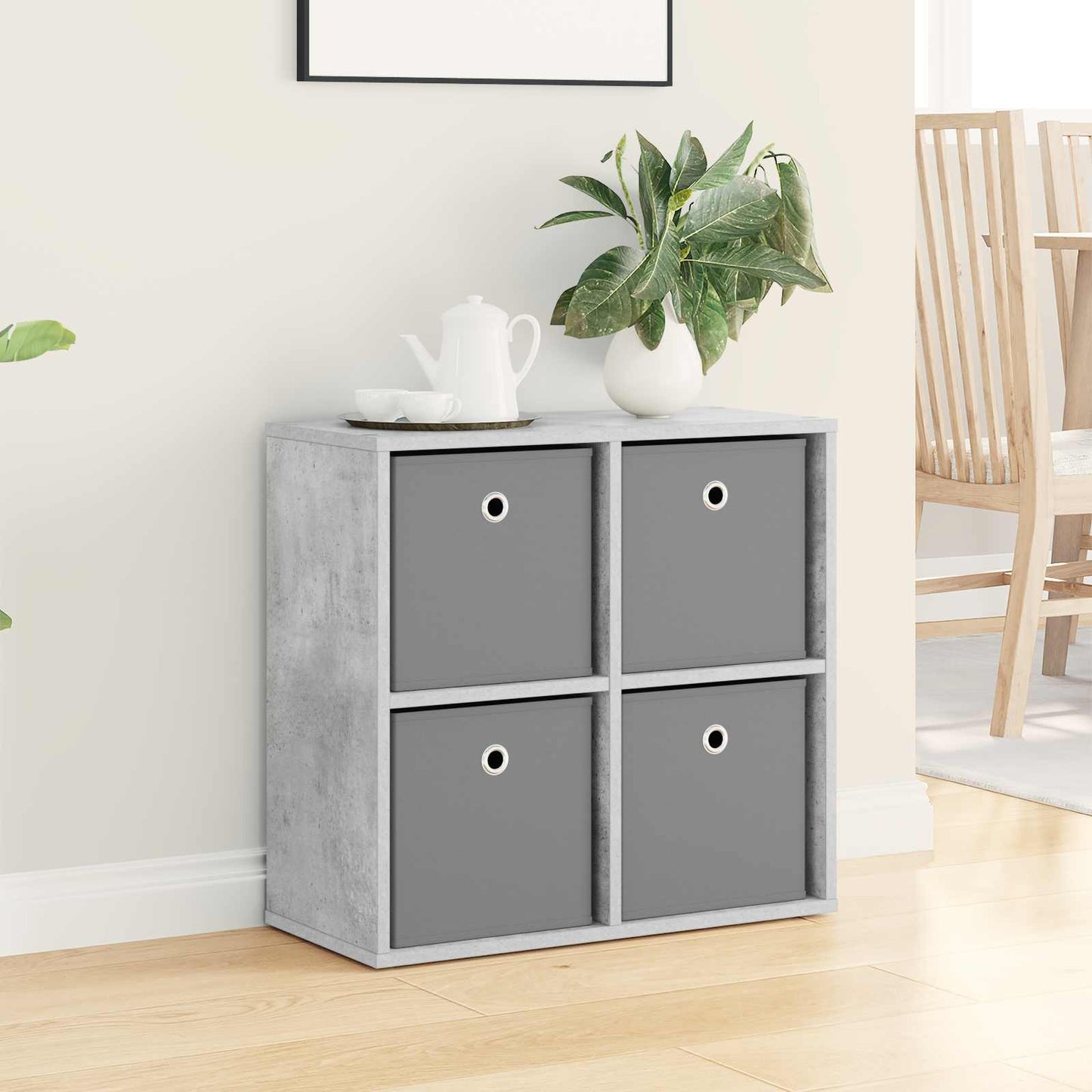 Dressoir met lade Beton Grijs 59,5 x 27 x 57 cm is nu te koop bij PeponiXL, paradijselijk wonen!