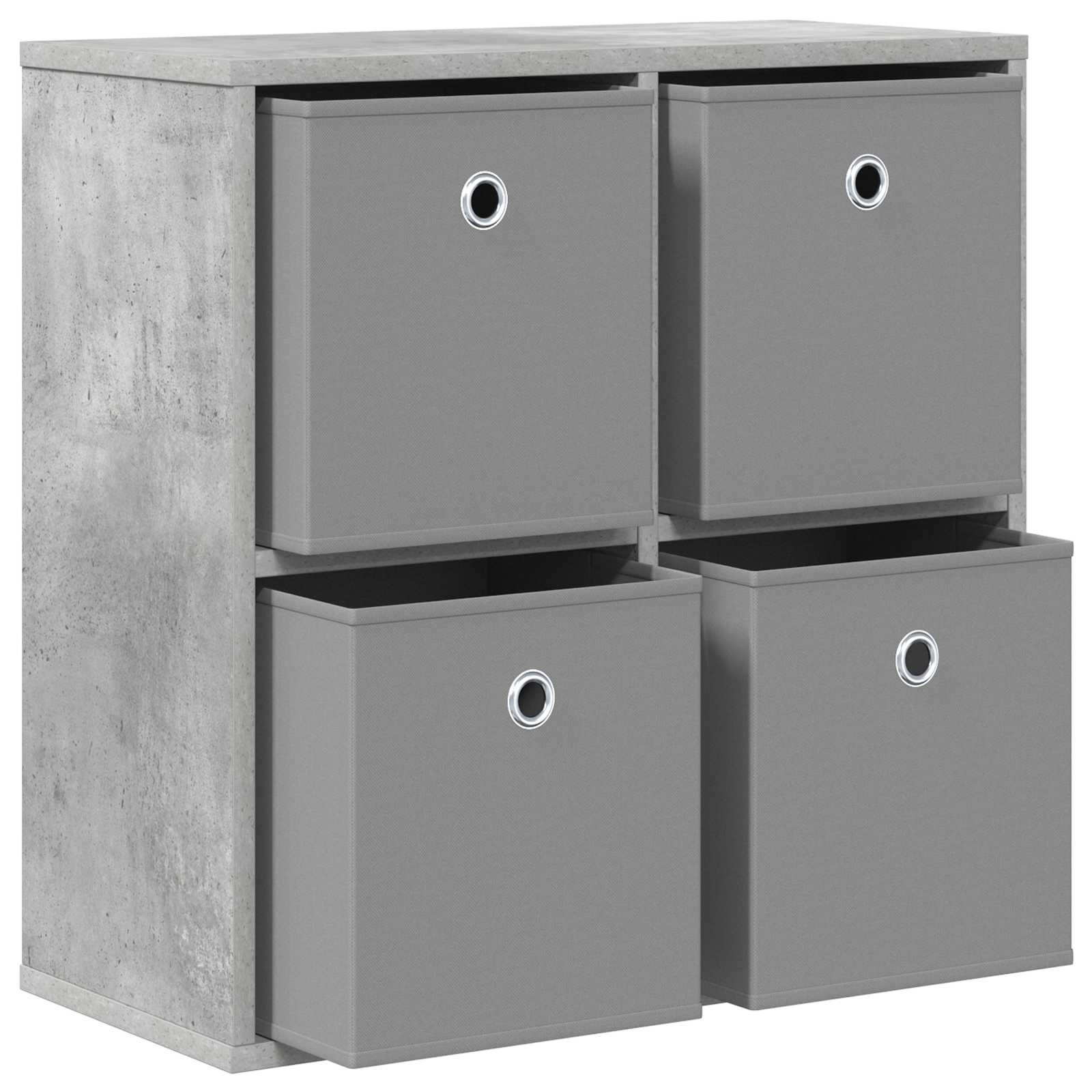 Dressoir met lade Beton Grijs 59,5 x 27 x 57 cm is nu te koop bij PeponiXL, paradijselijk wonen!
