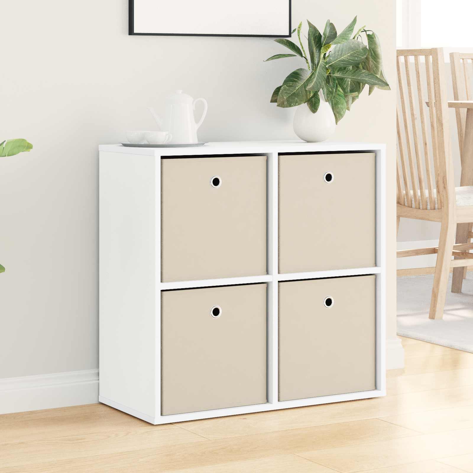 Dressoir met lade Wit 68,5 x 32 x 67 cm is nu te koop bij PeponiXL, paradijselijk wonen!