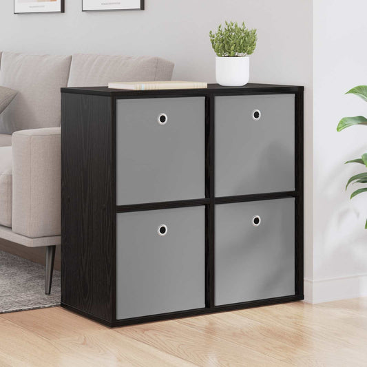 Dressoir met lade Zwart Eiken 68,5 x 32 x 67 cm is nu te koop bij PeponiXL, paradijselijk wonen!