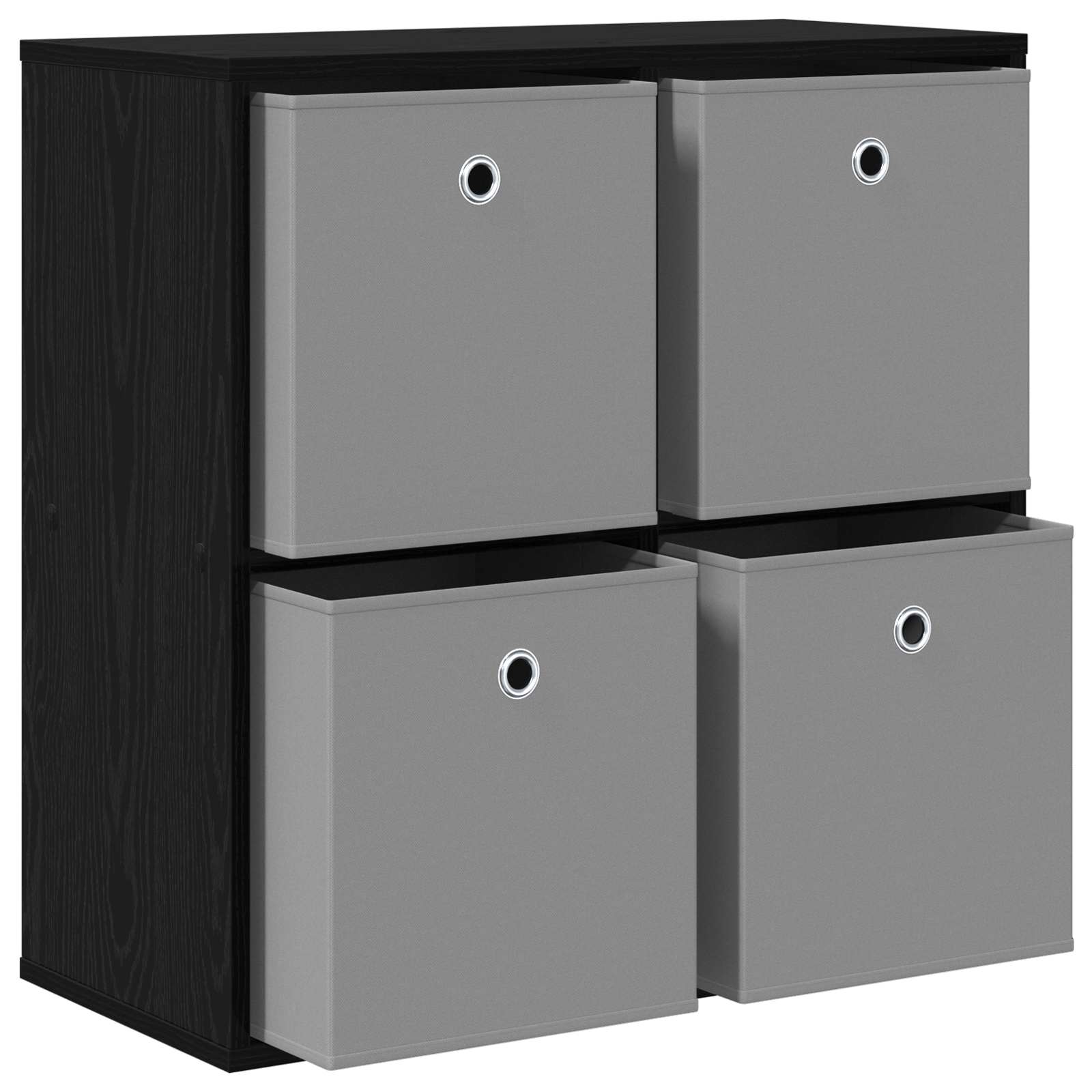Dressoir met lade Zwart Eiken 68,5 x 32 x 67 cm is nu te koop bij PeponiXL, paradijselijk wonen!