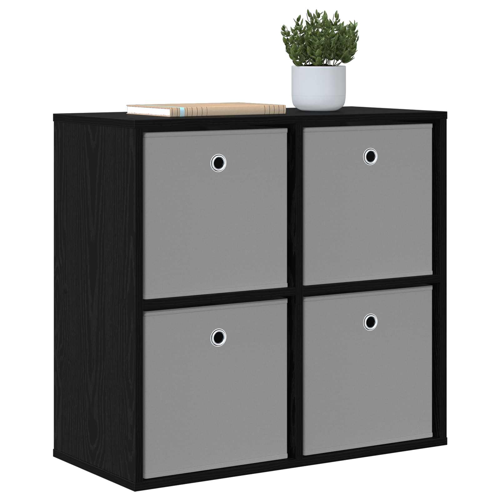 Dressoir met lade Zwart Eiken 68,5 x 32 x 67 cm is nu te koop bij PeponiXL, paradijselijk wonen!