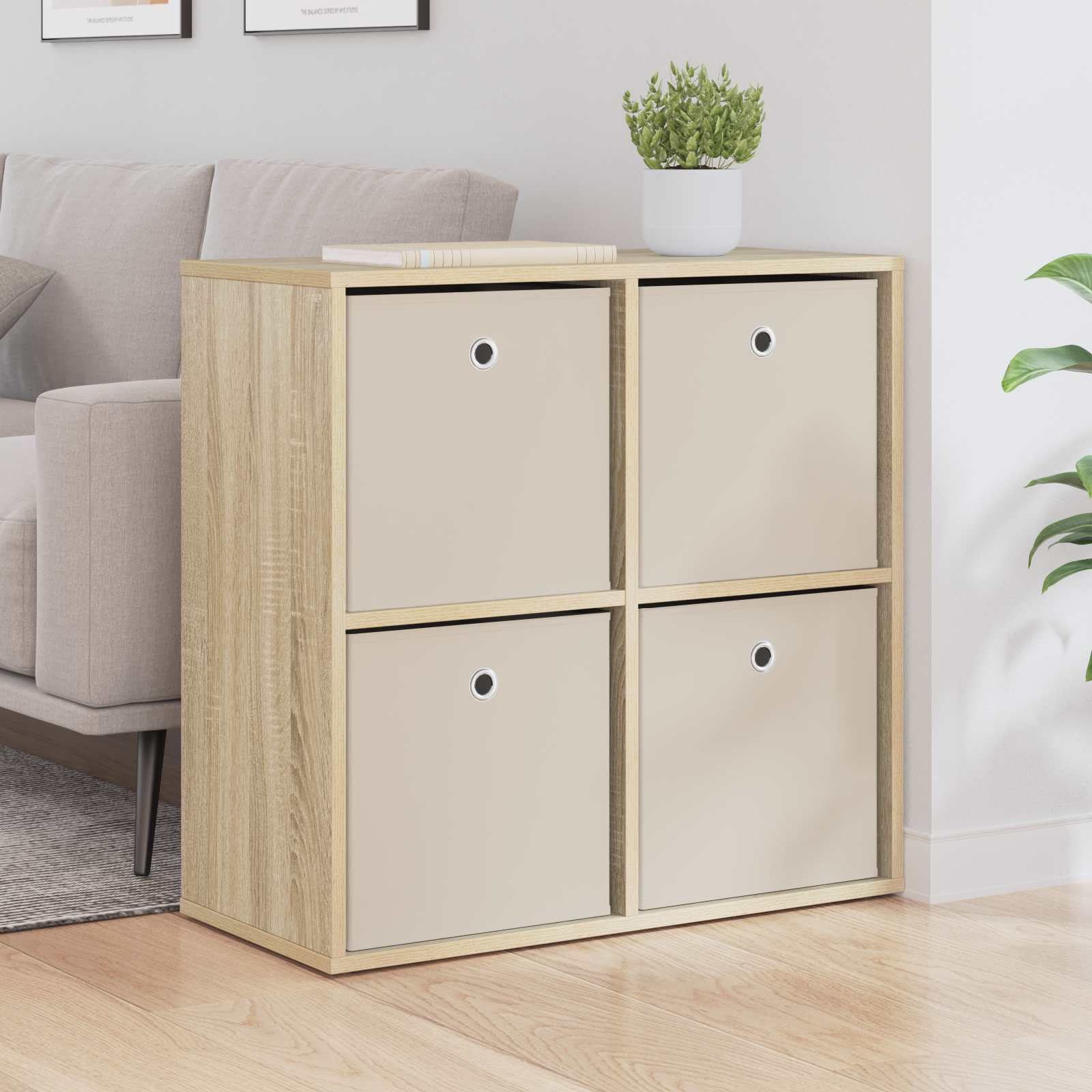 Dressoir met lade Sonoma Eiken 68,5 x 32 x 67 cm is nu te koop bij PeponiXL, paradijselijk wonen!