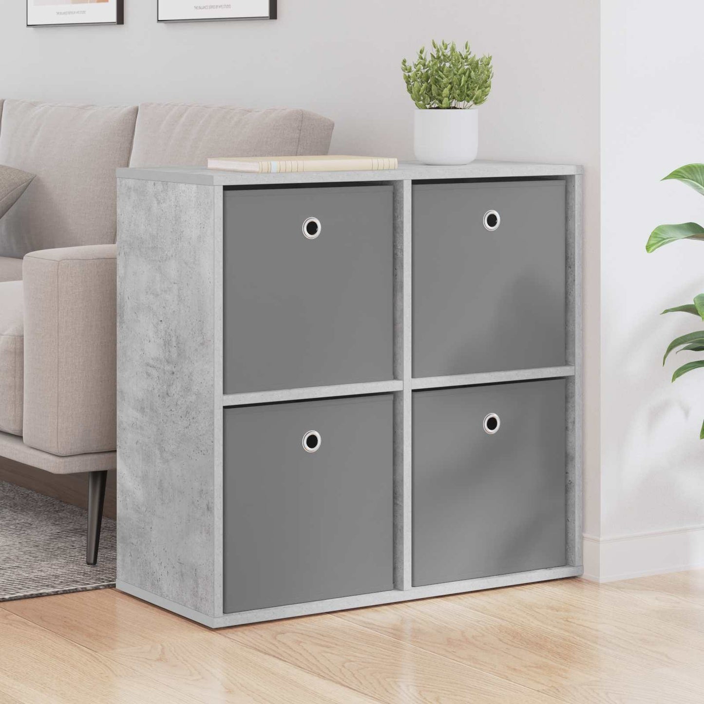 Dressoir met lade Beton Grijs 68,5 x 32 x 67 cm is nu te koop bij PeponiXL, paradijselijk wonen!