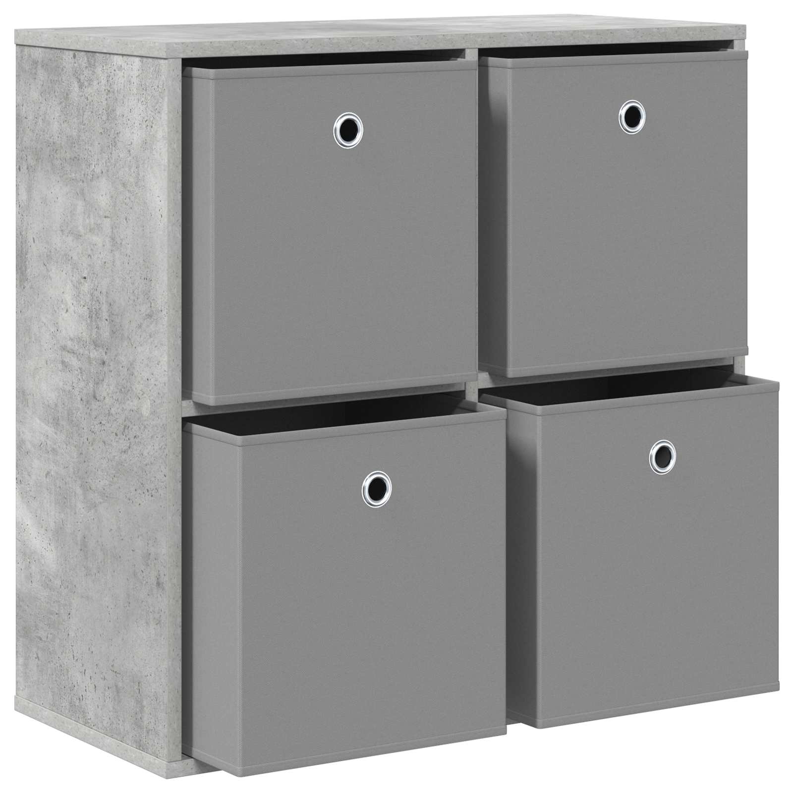Dressoir met lade Beton Grijs 68,5 x 32 x 67 cm is nu te koop bij PeponiXL, paradijselijk wonen!