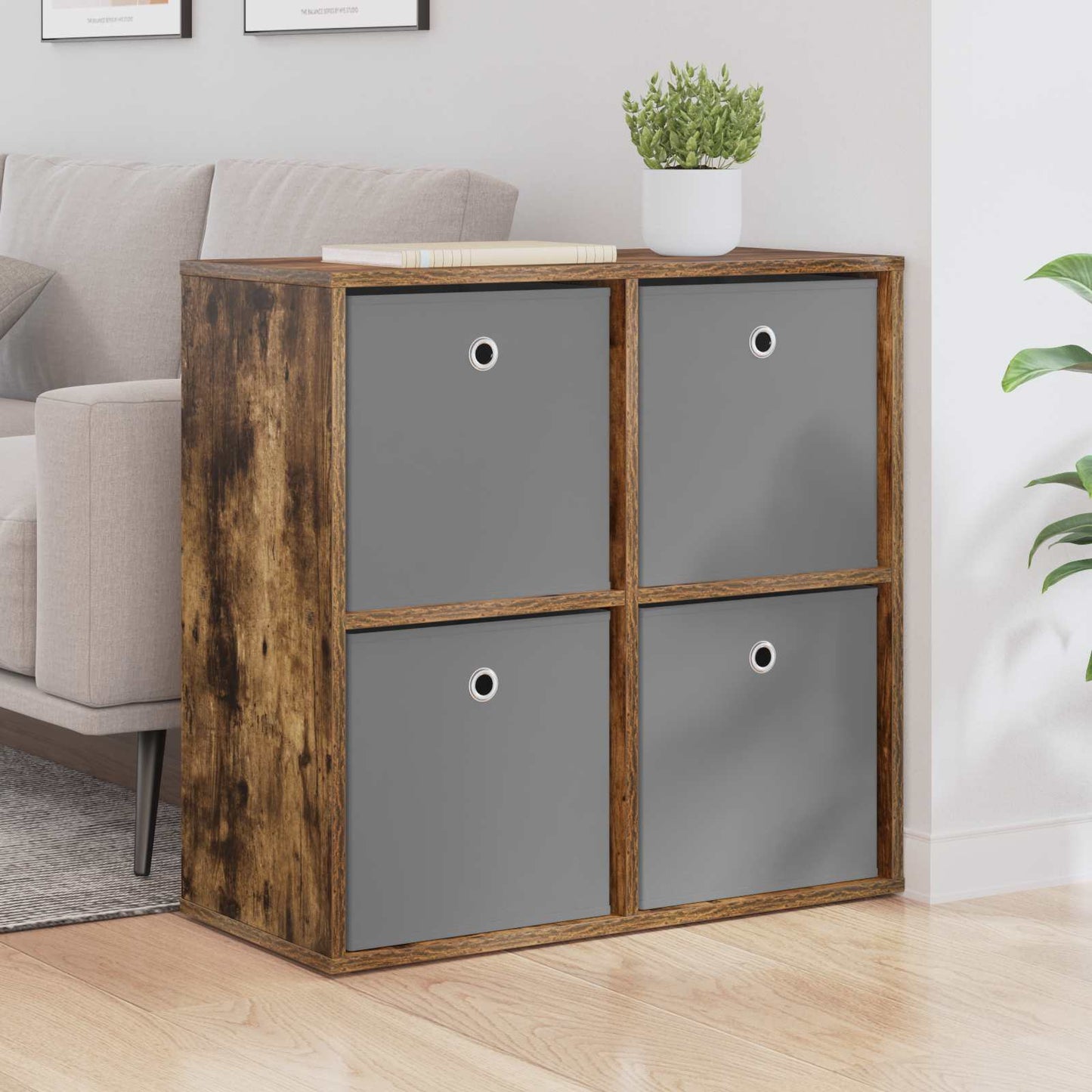 Dressoir met lade Gerookt eiken 68,5 x 32 x 67 cm is nu te koop bij PeponiXL, paradijselijk wonen!