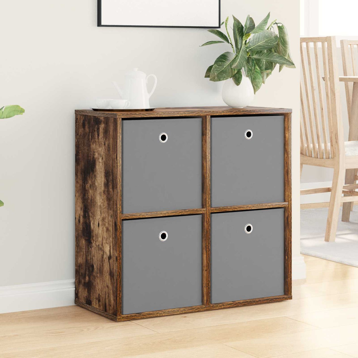 Dressoir met lade Gerookt eiken 68,5 x 32 x 67 cm is nu te koop bij PeponiXL, paradijselijk wonen!