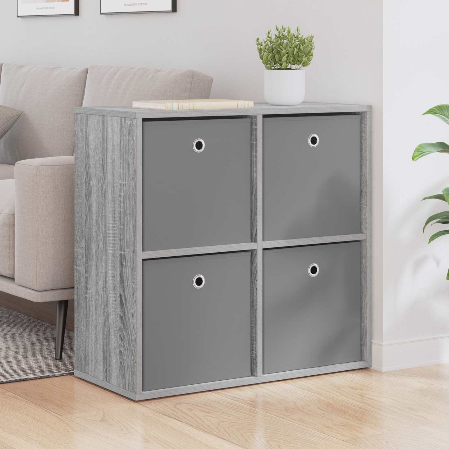 Dressoir met lade Grijs Sonoma 68,5 x 32 x 67 cm is nu te koop bij PeponiXL, paradijselijk wonen!