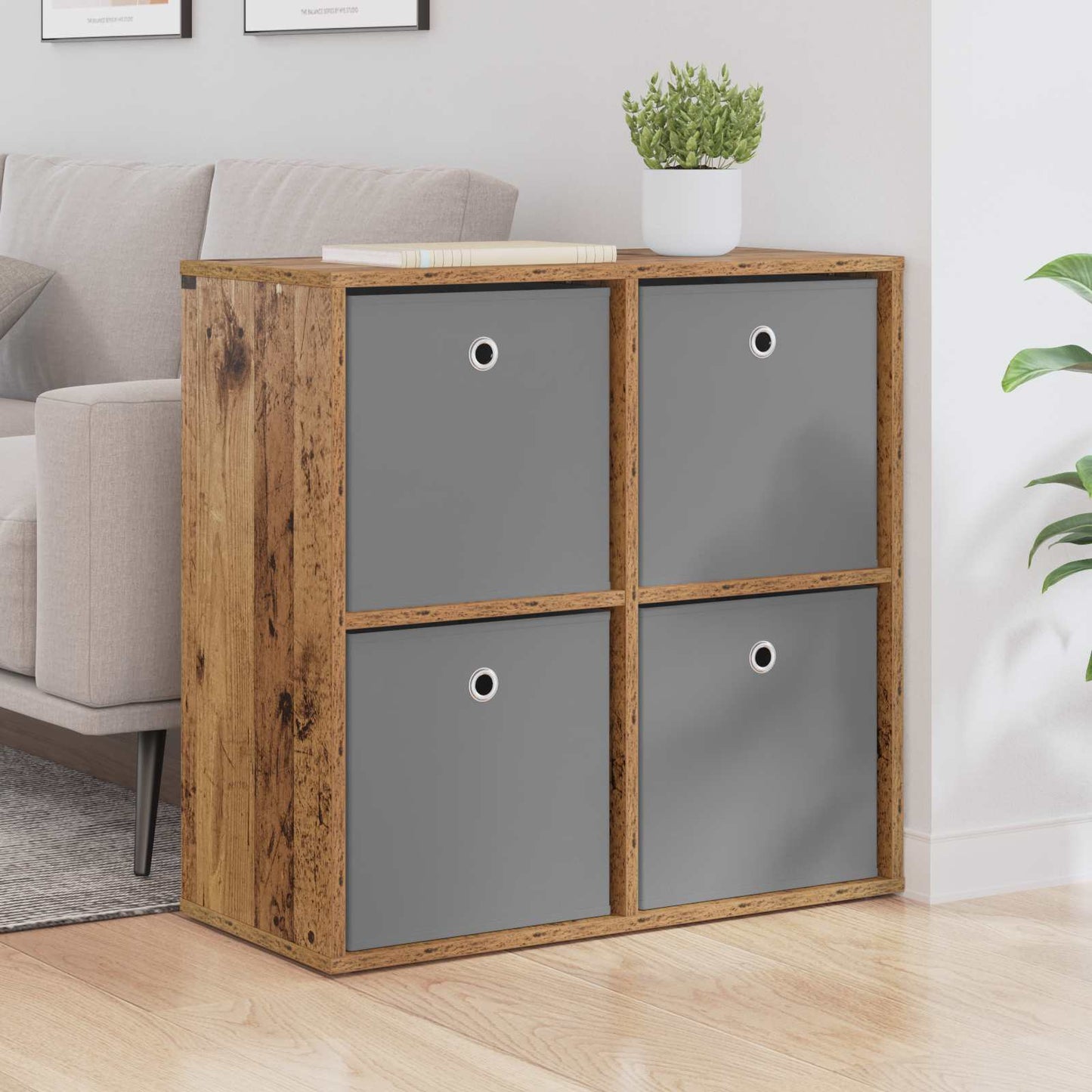 Dressoir met lade Oudhout 68,5 x 32 x 67 cm is nu te koop bij PeponiXL, paradijselijk wonen!