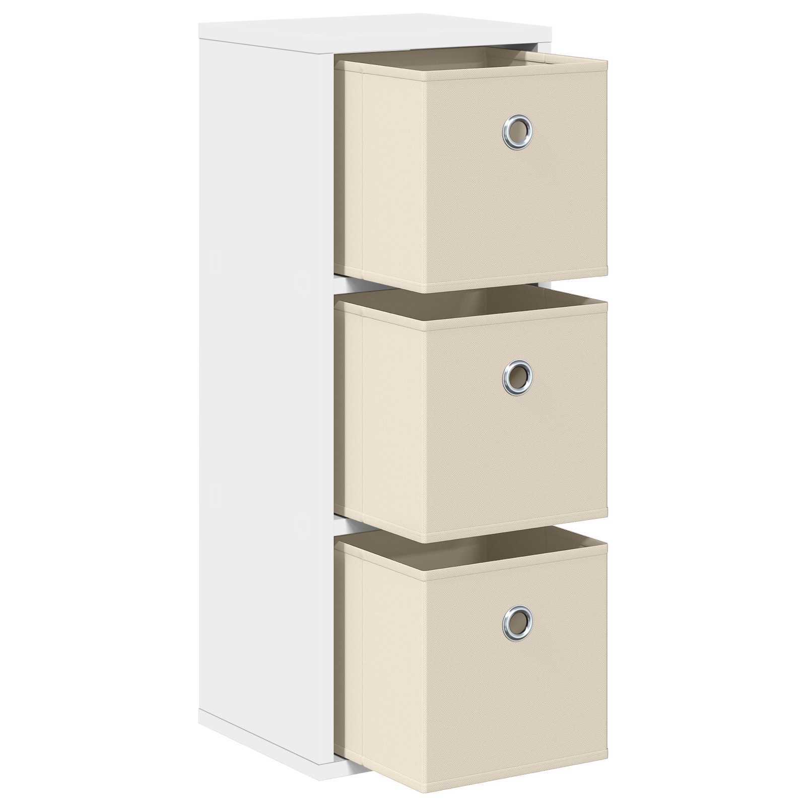 Dressoir met lade Wit 25,5 x 22 x 69,5 cm is nu te koop bij PeponiXL, paradijselijk wonen!