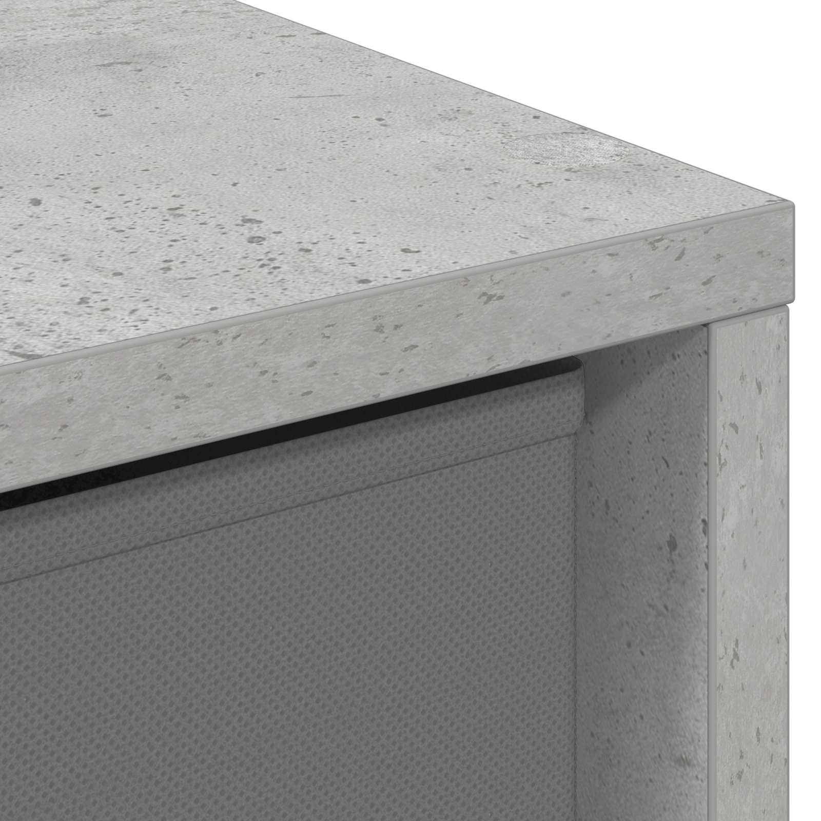 Dressoir met lade Beton Grijs 25,5 x 22 x 69,5 cm is nu te koop bij PeponiXL, paradijselijk wonen!