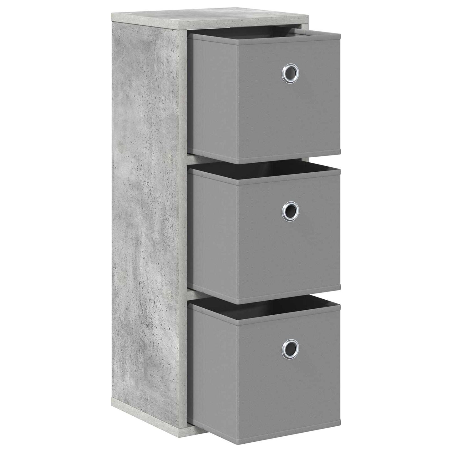Dressoir met lade Beton Grijs 25,5 x 22 x 69,5 cm is nu te koop bij PeponiXL, paradijselijk wonen!
