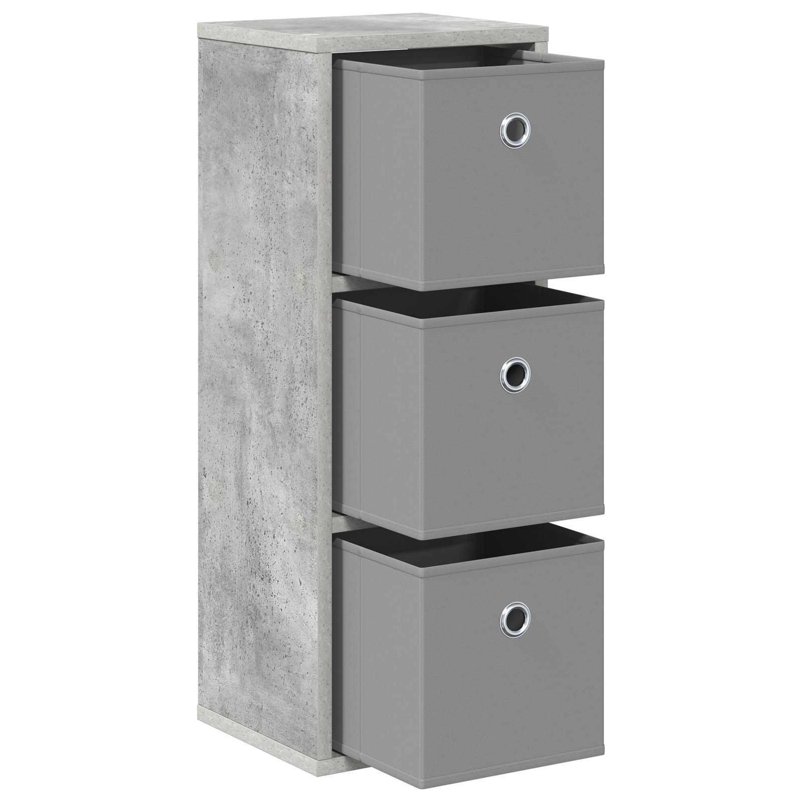 Dressoir met lade Beton Grijs 25,5 x 22 x 69,5 cm is nu te koop bij PeponiXL, paradijselijk wonen!