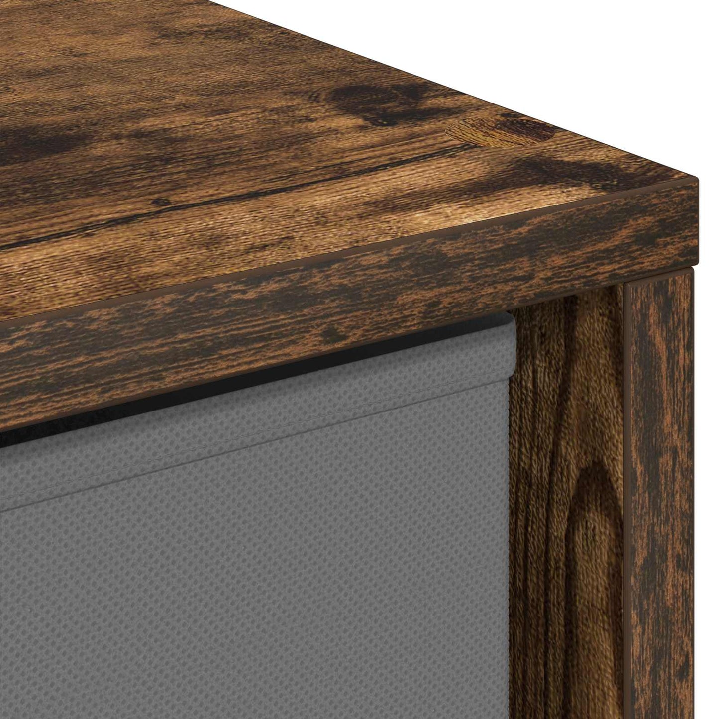 Dressoir met lade Gerookt eiken 25,5 x 22 x 69,5 cm is nu te koop bij PeponiXL, paradijselijk wonen!