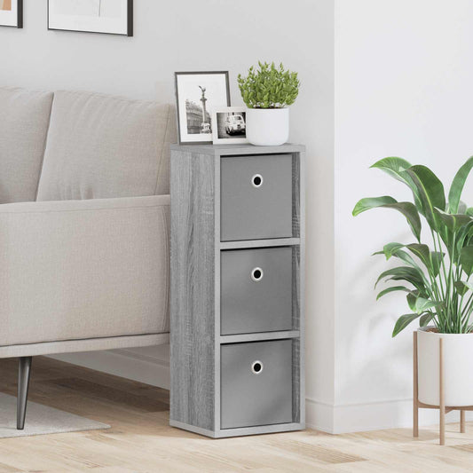 Dressoir met lade Grijs Sonoma 25,5 x 22 x 69,5 cm is nu te koop bij PeponiXL, paradijselijk wonen!
