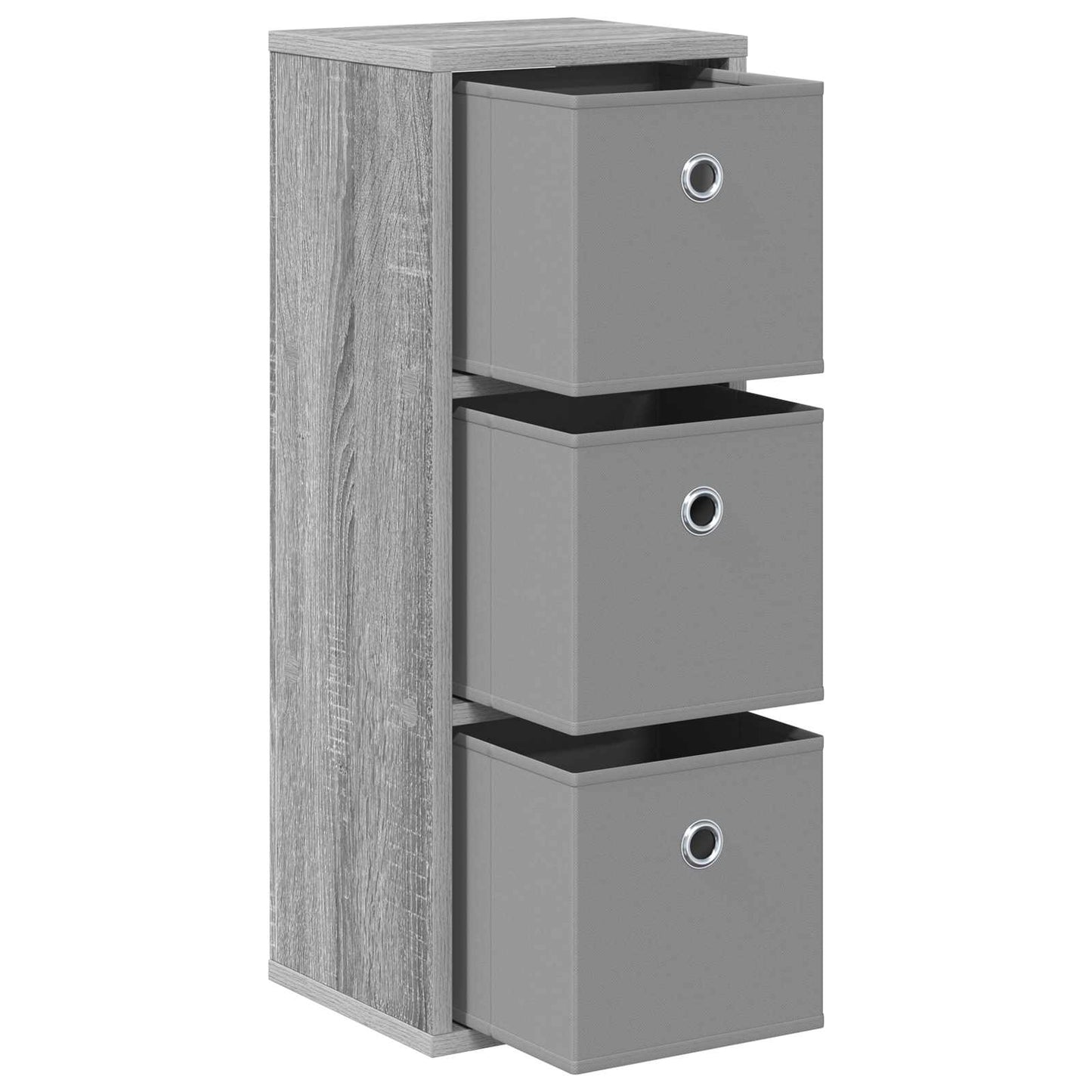 Dressoir met lade Grijs Sonoma 25,5 x 22 x 69,5 cm is nu te koop bij PeponiXL, paradijselijk wonen!