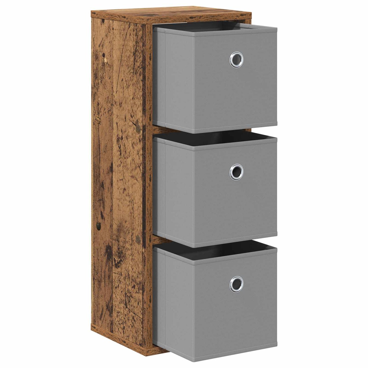Dressoir met lade Oudhout 25,5 x 22 x 69,5 cm is nu te koop bij PeponiXL, paradijselijk wonen!