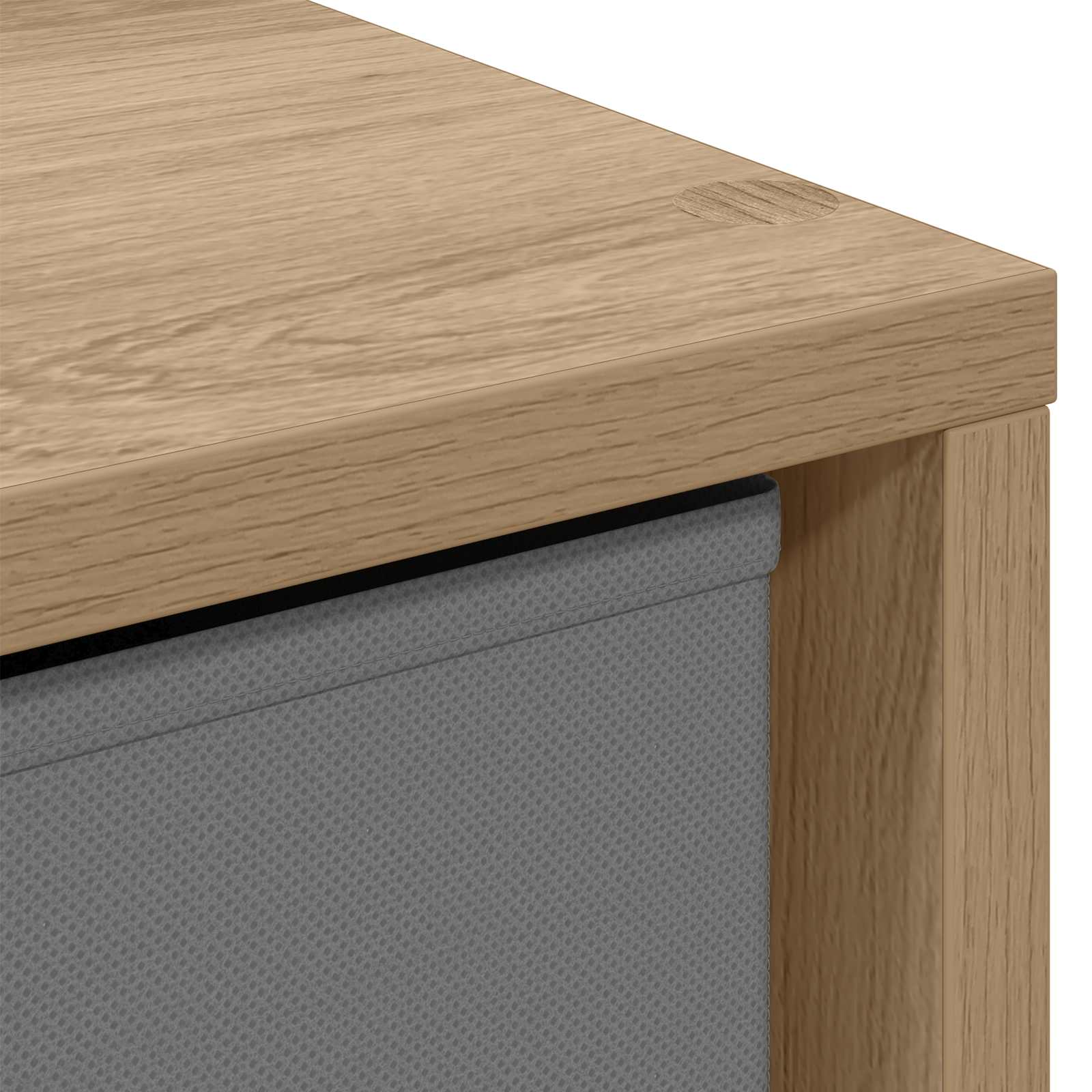 Dressoir met lade Artisan Eiken 25,5 x 22 x 69,5 cm is nu te koop bij PeponiXL, paradijselijk wonen!
