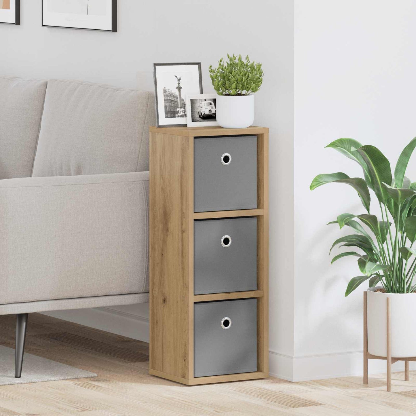 Dressoir met lade Artisan Eiken 25,5 x 22 x 69,5 cm is nu te koop bij PeponiXL, paradijselijk wonen!