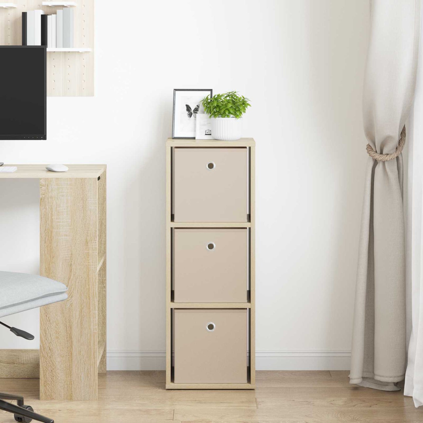 Dressoir met lade Sonoma Eiken 30,5 x 27 x 84,5 cm is nu te koop bij PeponiXL, paradijselijk wonen!