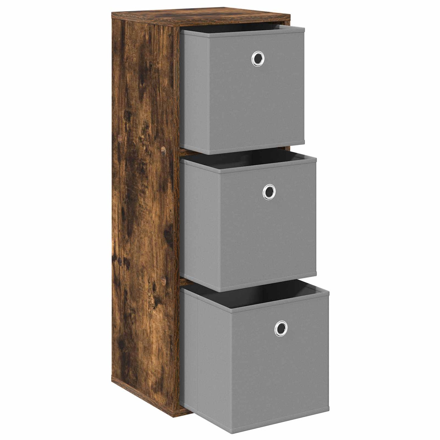 Dressoir met lade Gerookt eiken 30,5 x 27 x 84,5 cm is nu te koop bij PeponiXL, paradijselijk wonen!