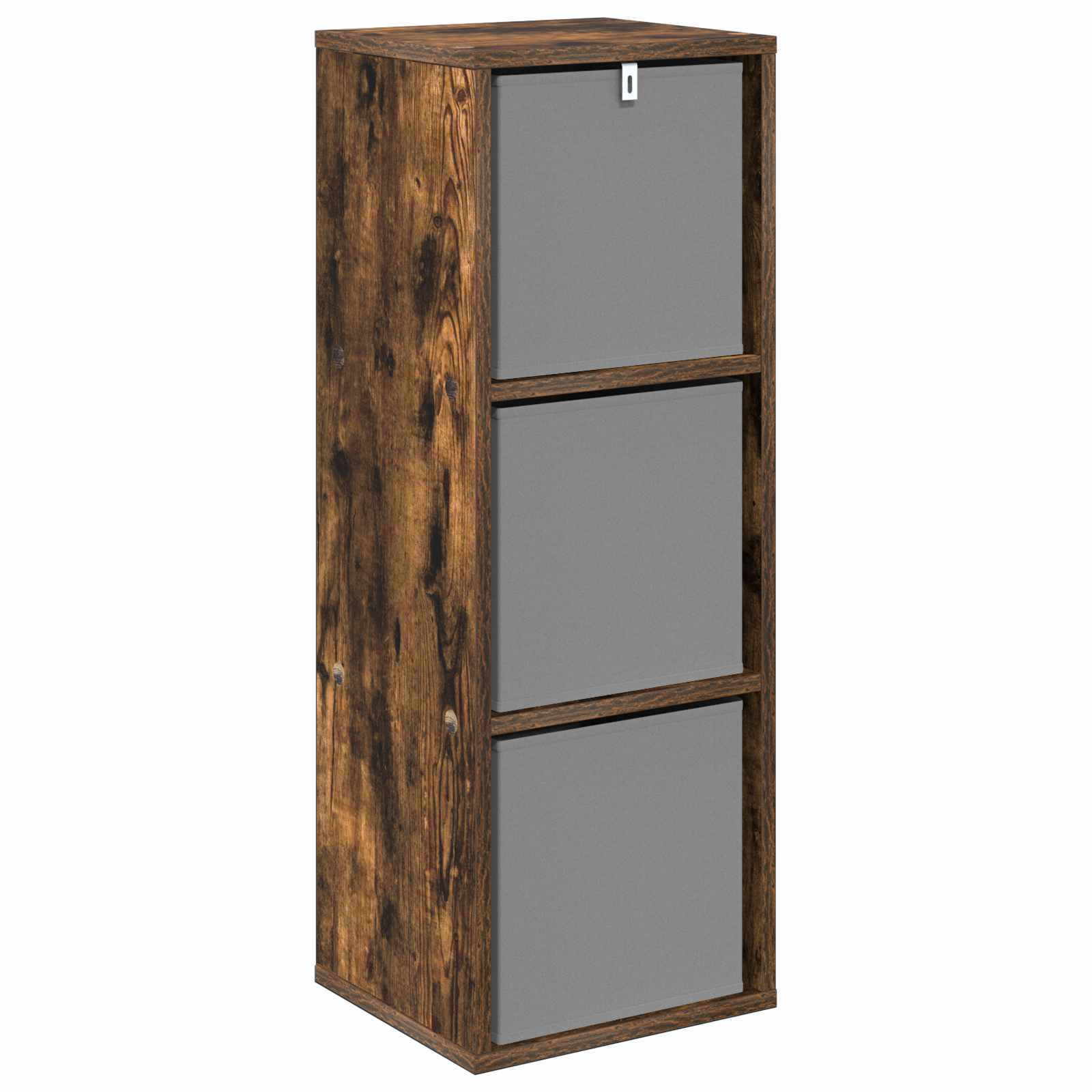 Dressoir met lade Gerookt eiken 30,5 x 27 x 84,5 cm is nu te koop bij PeponiXL, paradijselijk wonen!
